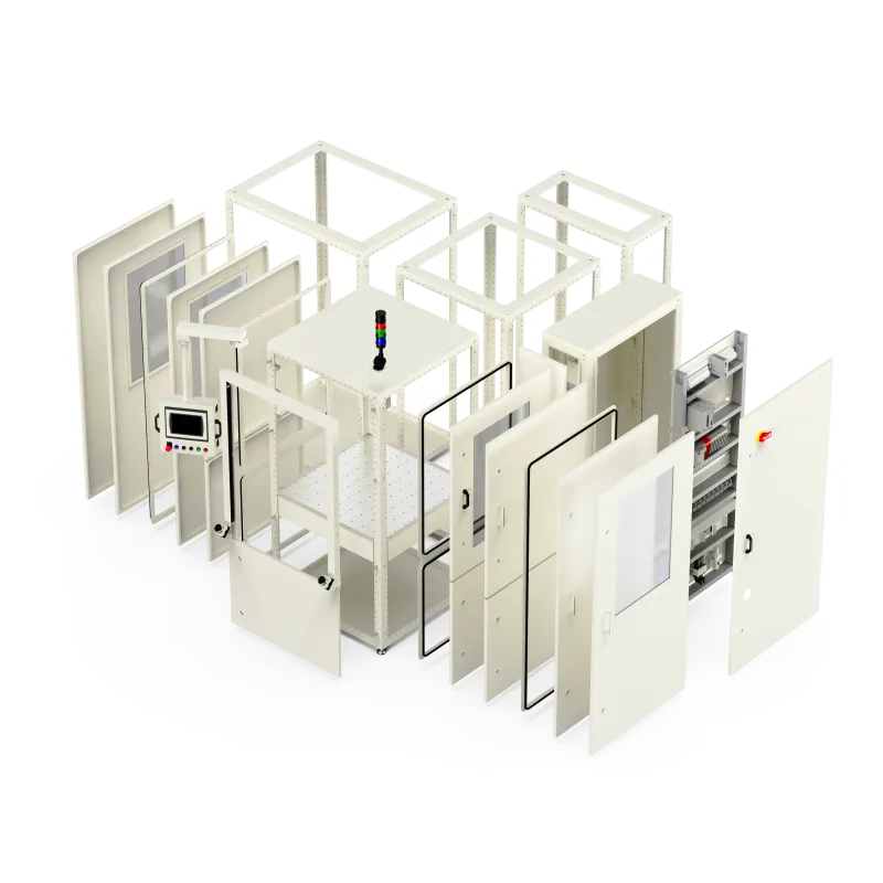 Exploded view of standard automation cell base